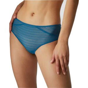 Simone Perele Leonie Boyshorts 4 Large Panties Heavenly Blue Mesh Teal Turquoise